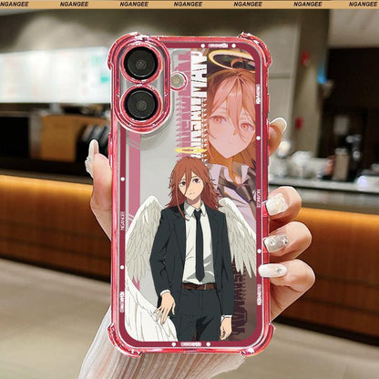 Chainsaw Man Anime-Style Case for Samsung and Iphone Fit Galaxy S22 S23 S24 S25 S24ULTRA and Iphone 17 17AIR 17 PRO MAX 11 12 13 14 15 16 plus LJR1-6