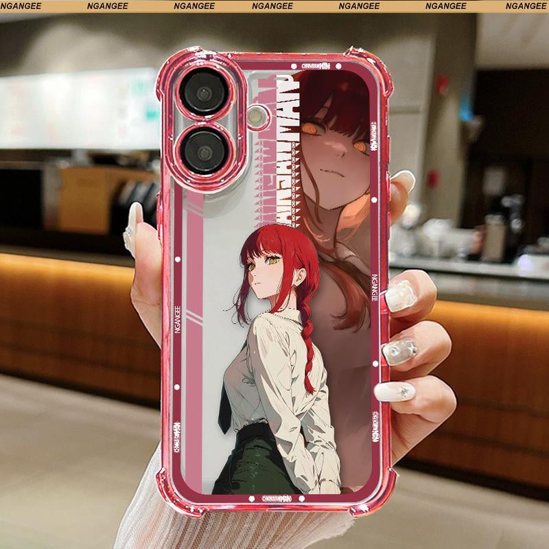 Chainsaw Man Anime-Style Case for Samsung and Iphone Fit Galaxy S22 S23 S24 S25 S24ULTRA and Iphone 17 17AIR 17 PRO MAX 11 12 13 14 15 16 plus LJR1-6