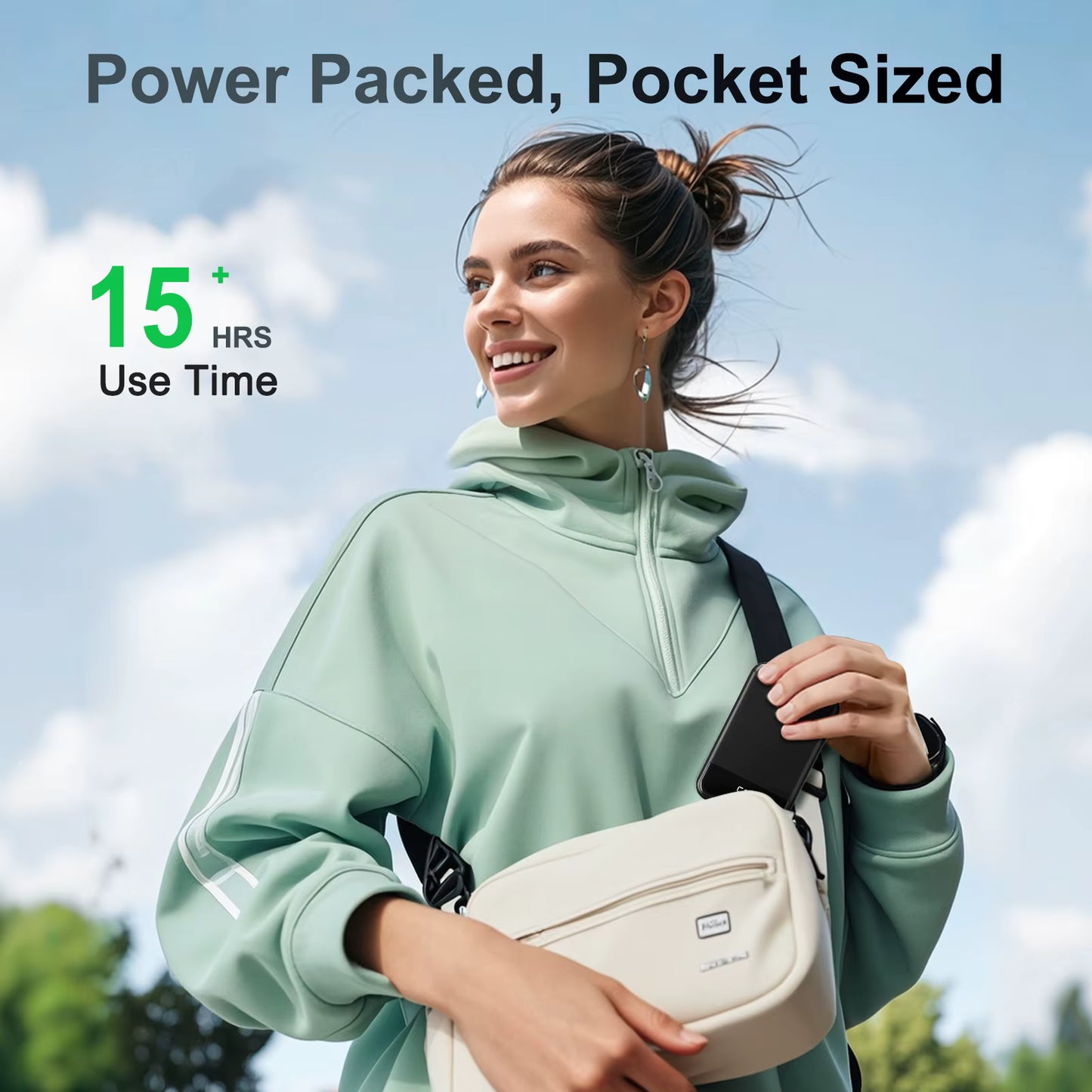 10000mAh Magnetic Power Bank Portable Fast Charger 20W Wireless Charging LED Display Magsafe for IPhone 16 15 14 13 12 Pro Max