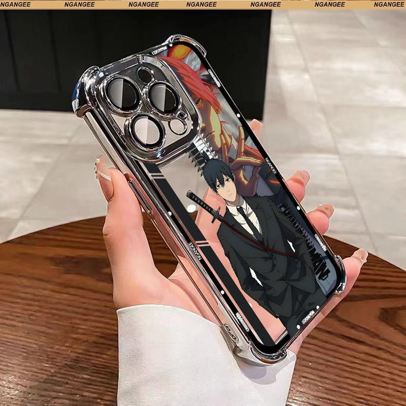 Chainsaw Man Anime-Style Case for Samsung and Iphone Fit Galaxy S22 S23 S24 S25 S24ULTRA and Iphone 17 17AIR 17 PRO MAX 11 12 13 14 15 16 plus LJR1-6