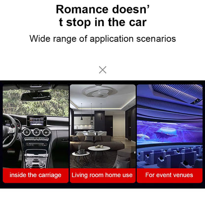 LED Starry Sky Night Light – USB Powered Galaxy Projector Lamp for Bedroom, Living Room & Car Ceiling (Plug & Play)