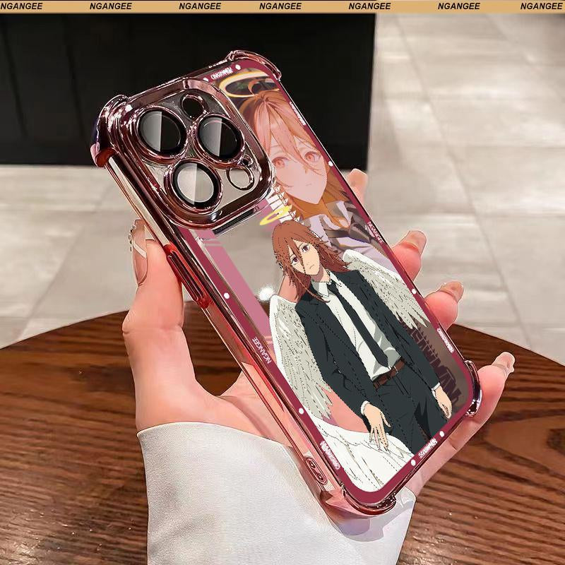 Chainsaw Man Anime-Style Case for Samsung and Iphone Fit Galaxy S22 S23 S24 S25 S24ULTRA and Iphone 17 17AIR 17 PRO MAX 11 12 13 14 15 16 plus LJR1-6