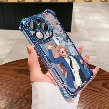 Chainsaw Man Anime-Style Case for Samsung and Iphone Fit Galaxy S22 S23 S24 S25 S24ULTRA and Iphone 17 17AIR 17 PRO MAX 11 12 13 14 15 16 plus LJR1-6