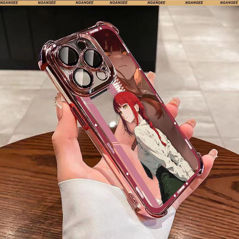Chainsaw Man Anime-Style Case for Samsung and Iphone Fit Galaxy S22 S23 S24 S25 S24ULTRA and Iphone 17 17AIR 17 PRO MAX 11 12 13 14 15 16 plus LJR1-6