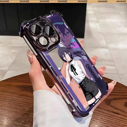 Chainsaw Man Anime-Style Case for Samsung and Iphone Fit Galaxy S22 S23 S24 S25 S24ULTRA and Iphone 17 17AIR 17 PRO MAX 11 12 13 14 15 16 plus LJR1-6