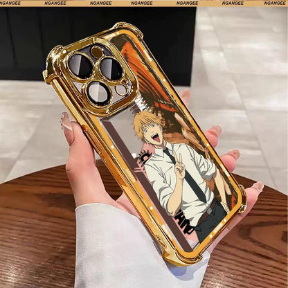 Chainsaw Man Anime-Style Case for Samsung and Iphone Fit Galaxy S22 S23 S24 S25 S24ULTRA and Iphone 17 17AIR 17 PRO MAX 11 12 13 14 15 16 plus LJR1-6