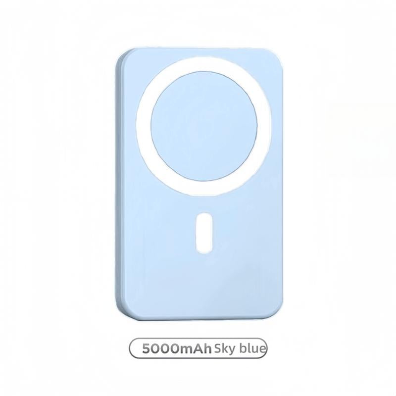 5000Mah Magnetic Power Bank Magsafe Wireless Fast Charger for Iphone 12–17 Pro/Pro Max, Compact Portable Battery Pack